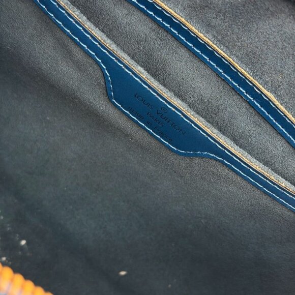 Pre-Owned Louis Vuitton Epi Leather Soufflot 30 Vintage Blue - Picture 10 of 12